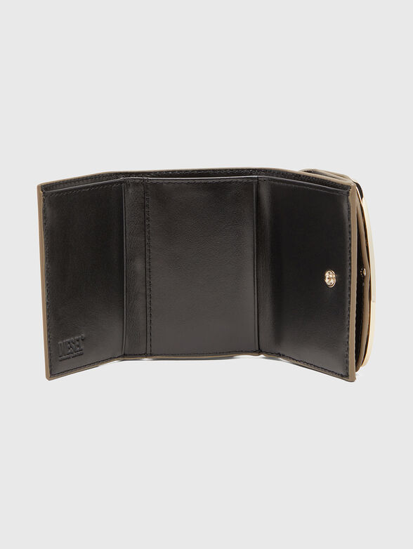 1DR leather wallet with oval logo - 3