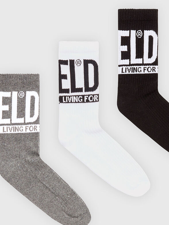 3-pack of socks with logo - 2