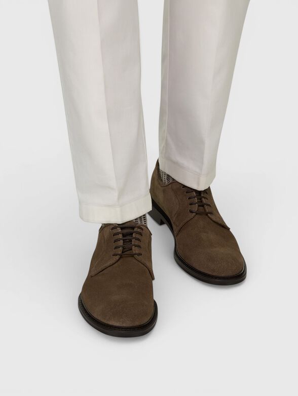 Suede Derby Shoes - 2