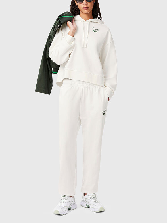 Sweatshirt with hood and logo - 2