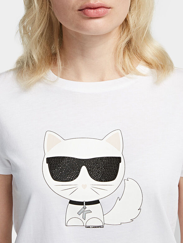 IKONIK Black T-shirt with logo print - 2