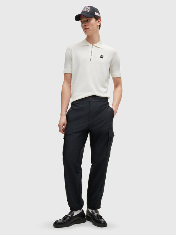 Black cargo pants - 0