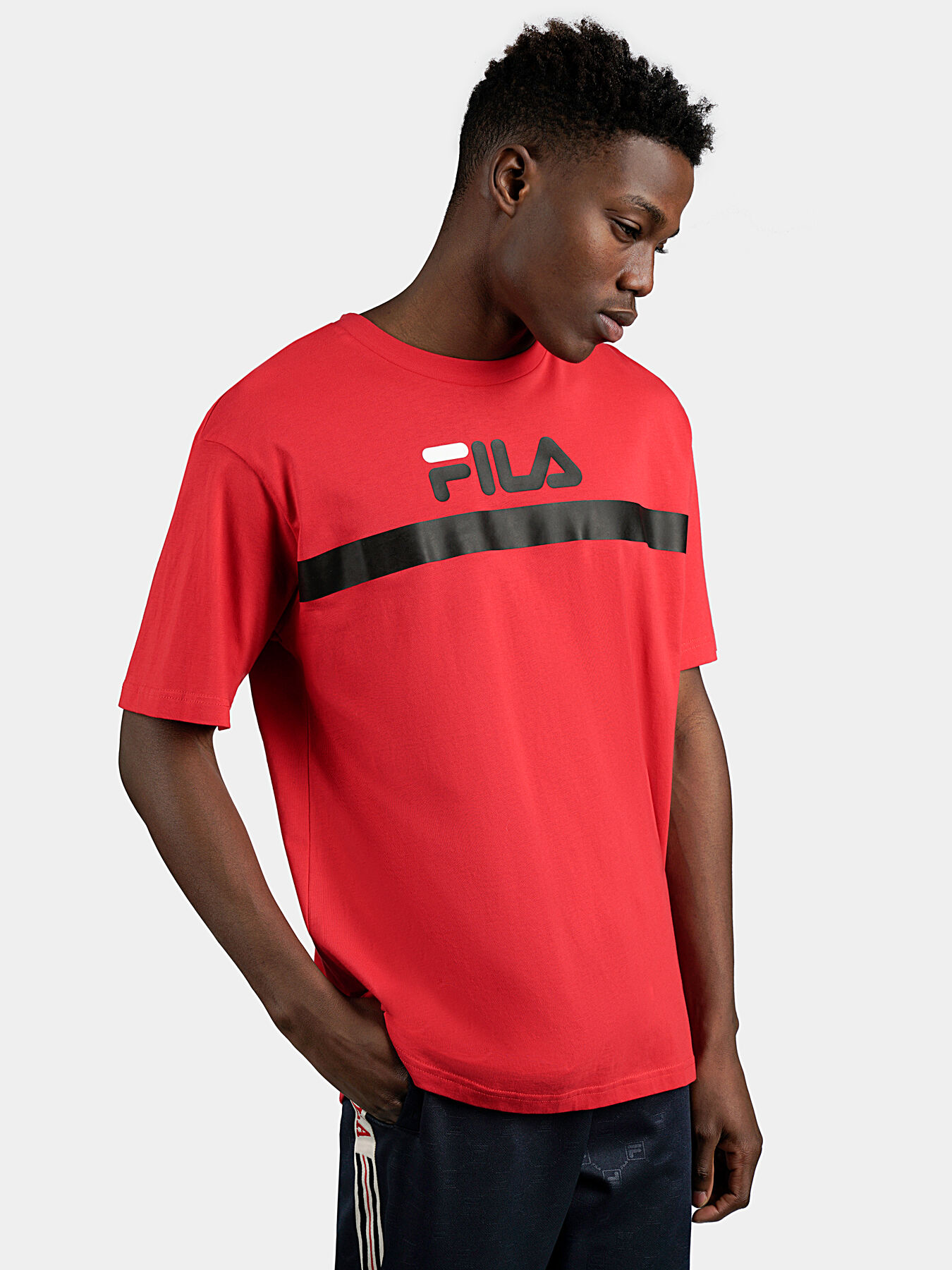 Fila cheap tshirt black