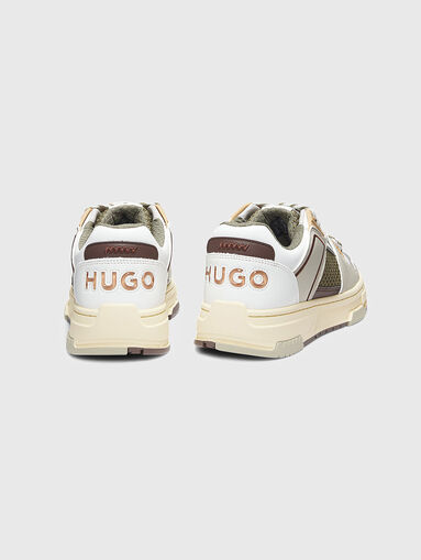 Sports shoes with accent ties - 4