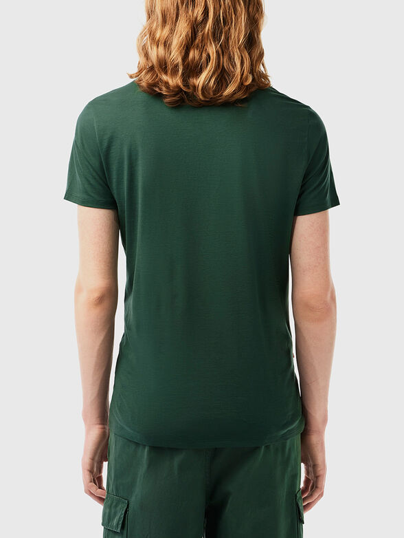 Green cotton T-shirt - 3