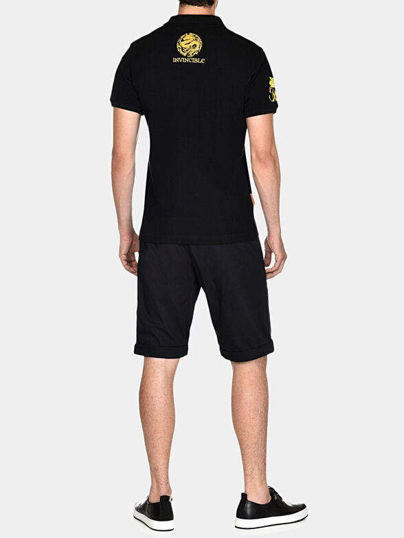 PS008 Polo shirt with gold embroidery - 2