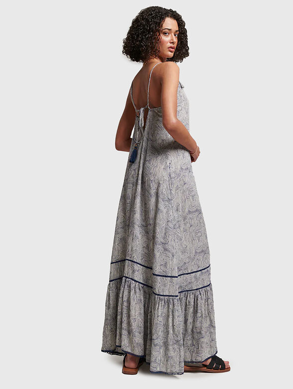 VINTAGE black maxi dress - 2