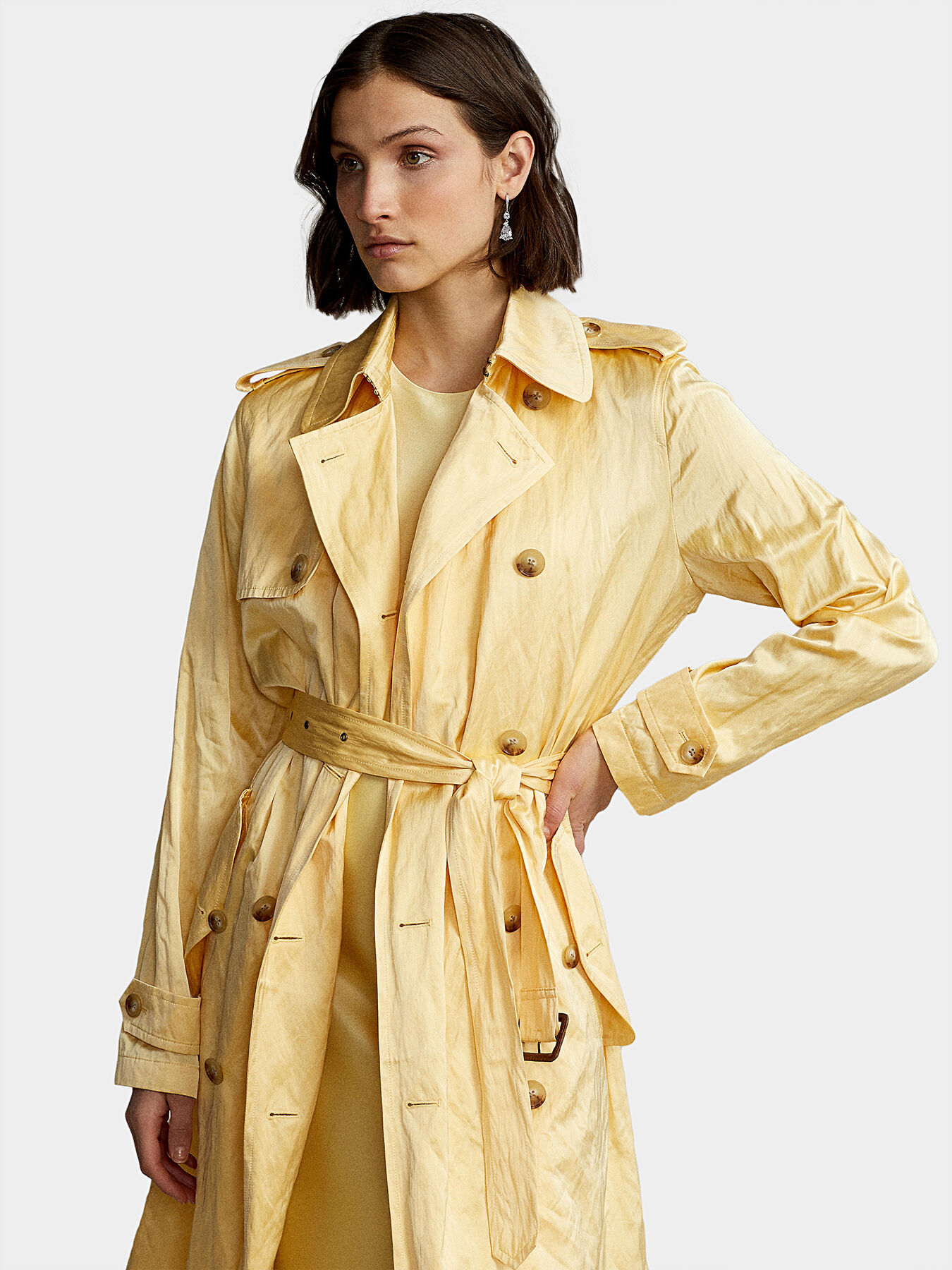 Trench with accent buttons brand POLO RALPH LAUREN —  Globalbrandsstore.com/en