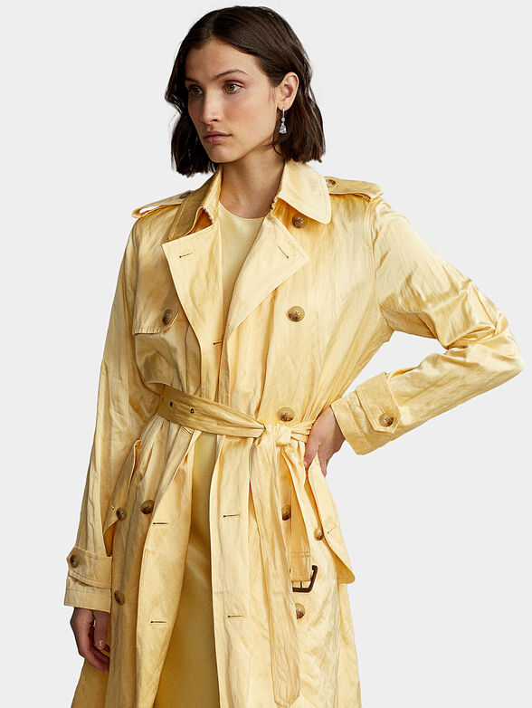 Trench with accent buttons - 1