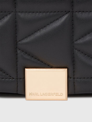 Leather bag with logo - 4