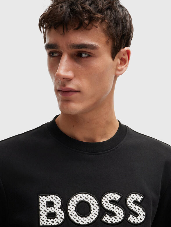 Roun neck cotton sweatshirt - 4