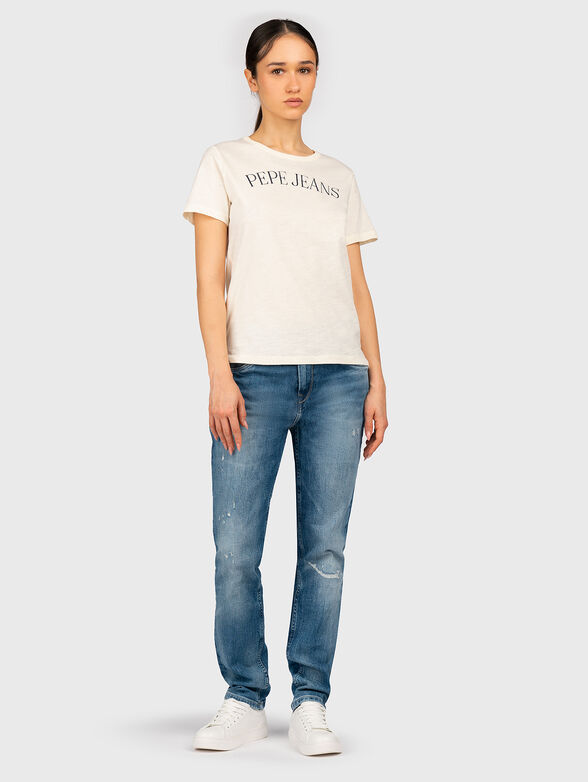 VIO T-shirt with oval neckline - 2