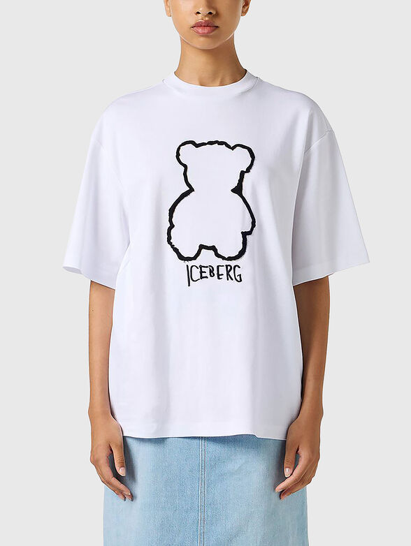 Oversized t-shirt with print - 1