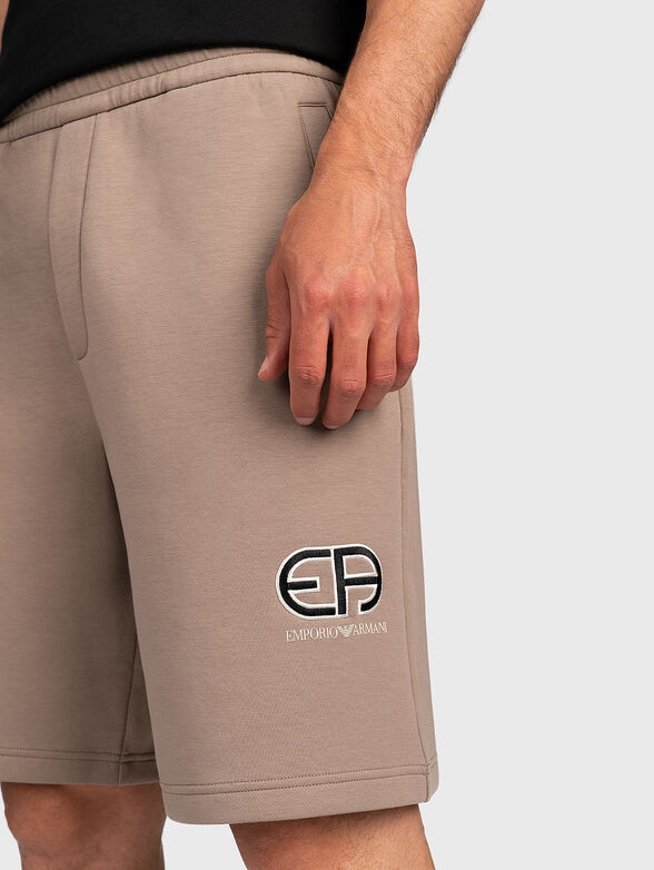 Bermuda shorts with logo print - 2