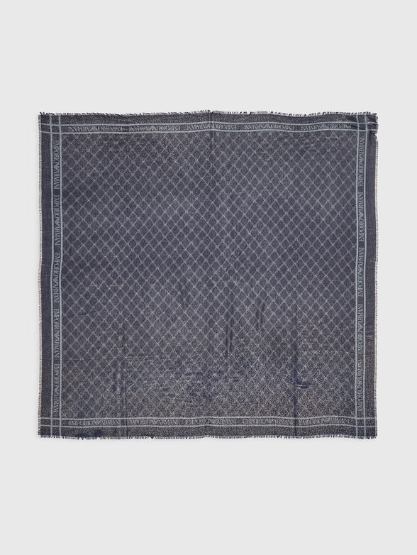 Scarf with monogram print - 1