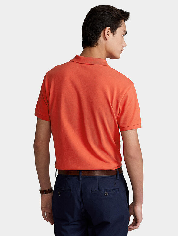 Cotton Polo shirt with accent logo - 3
