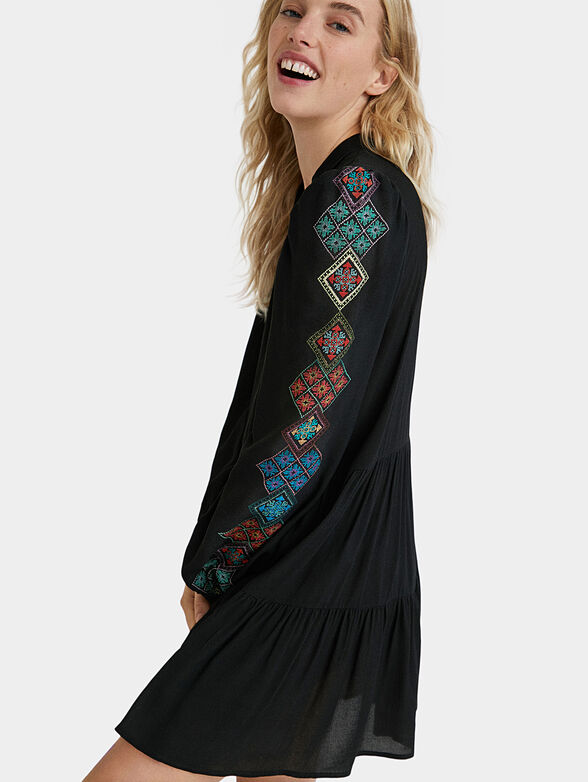 CALENDULA dress with ethnic embroideries - 6