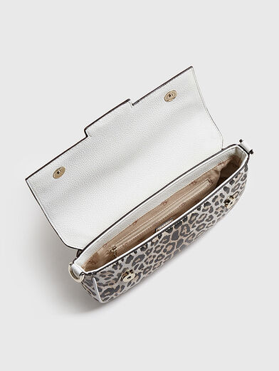 BLING Shoulder bag with studs and animal print - 4