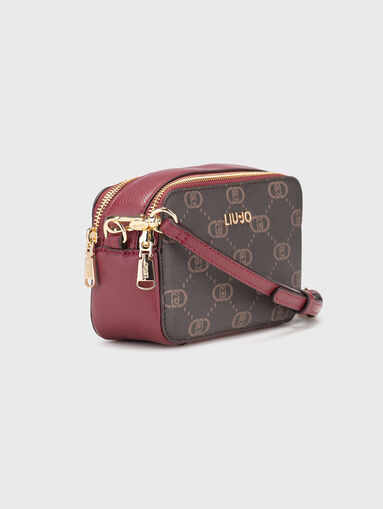 Small crossbody bag with logo print - 4