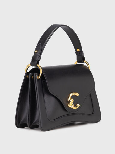 C-ME leather bag with accent logo - 4