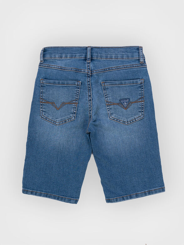 Denim shorts - 2