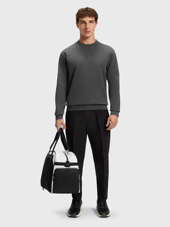 Grey sweatshirt with logo - 2