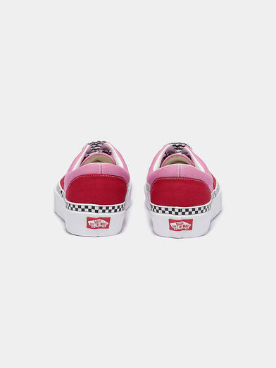 ERA sneakers in red and pink color - 4