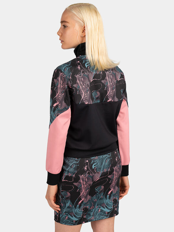 DESMA cropped sweatshirt with galaxy print - 3
