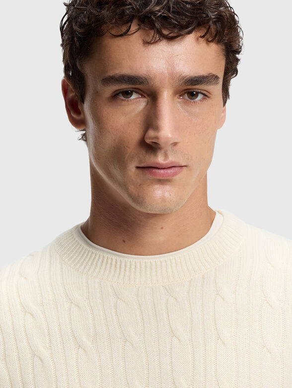 Wool and cashmere sweater - 4