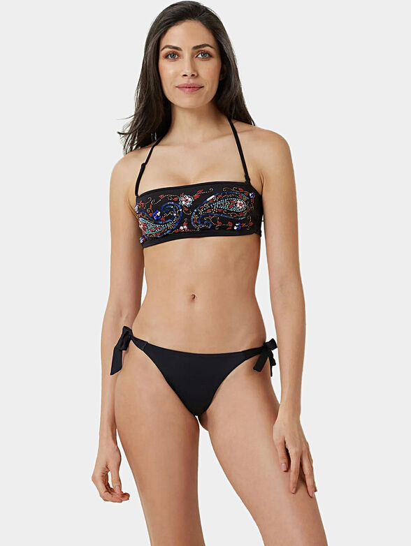 PAISLEY bikini bra with beads - 2