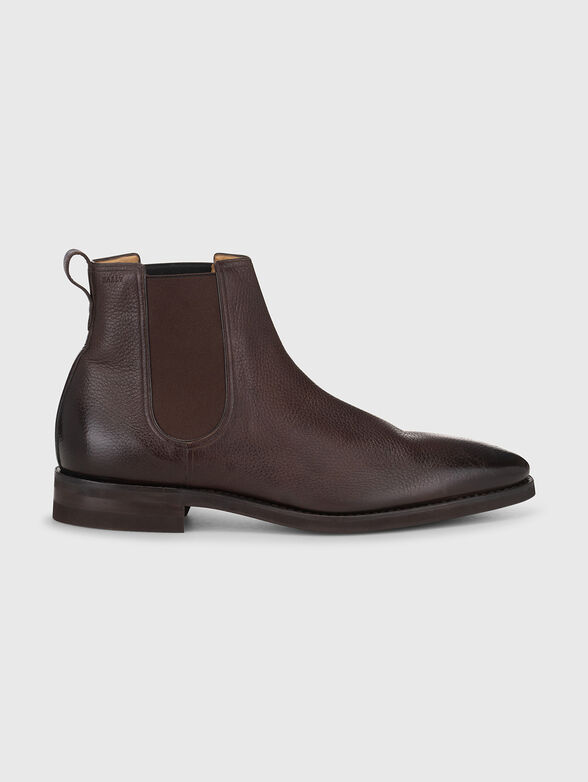 Brown leather boots  - 0