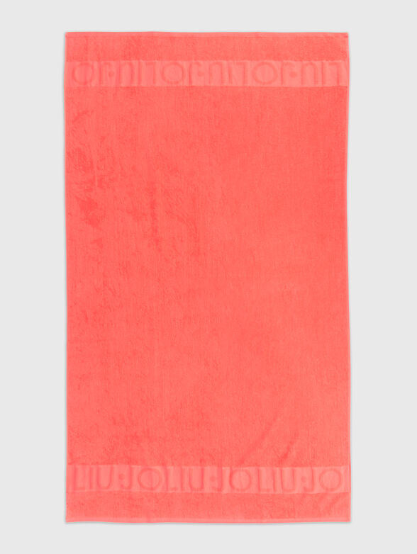 Coral beach towel - 1