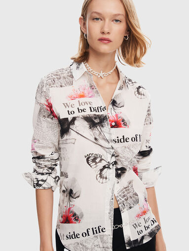 NARA print shirt - 4