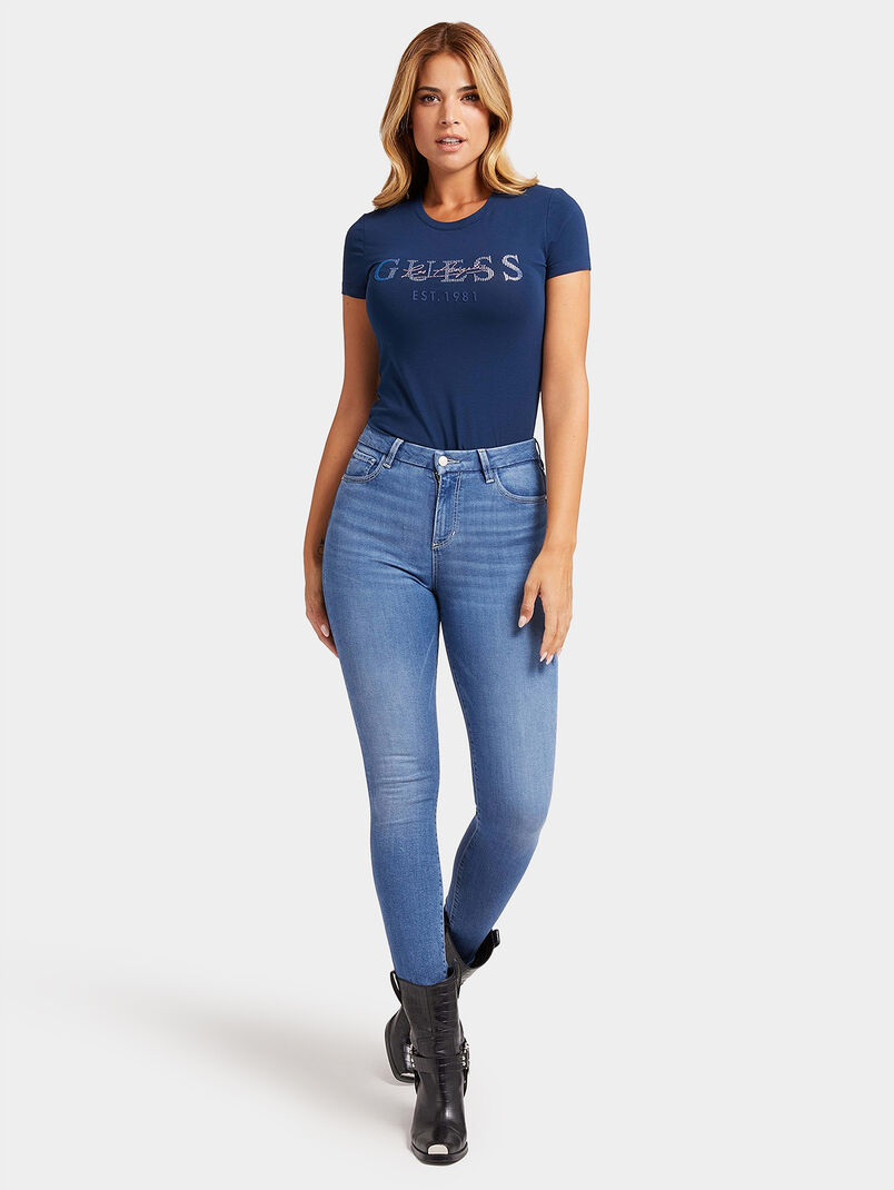 Black T-shirt with logo - 3