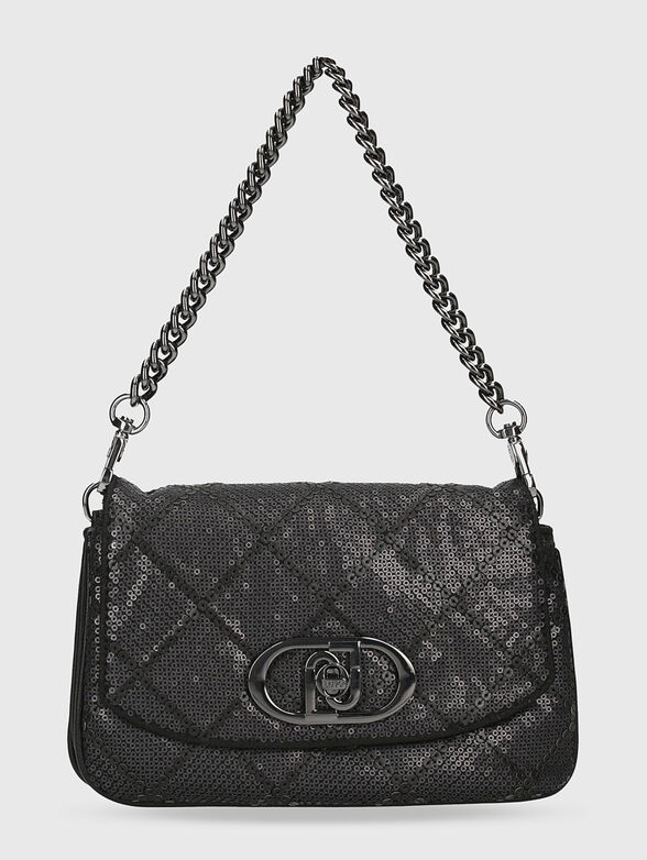 Quilted bag with sequins  - 1