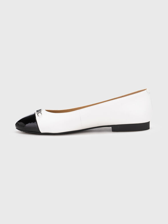 REBECCA ballet flats with logo - 3