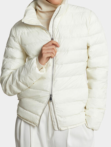 Padded jacket with zip and logo - 4