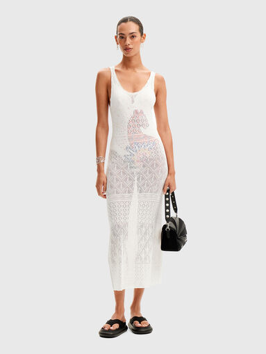 Openwork midi dress - 5