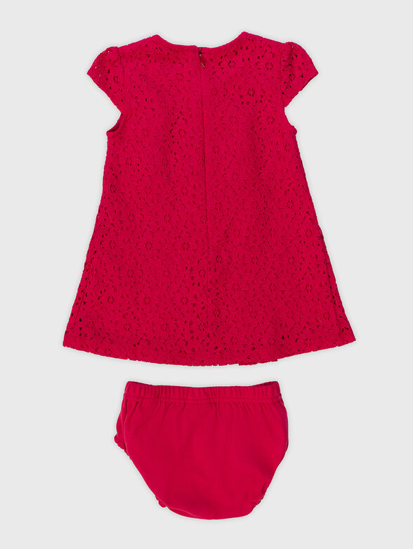 Red lace dress - 2