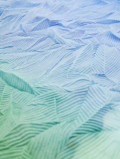 Scarf with ombre effect - 4