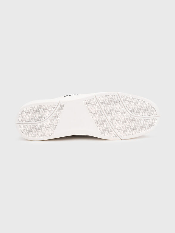 WILTON leather sneakers with eyelets - 5
