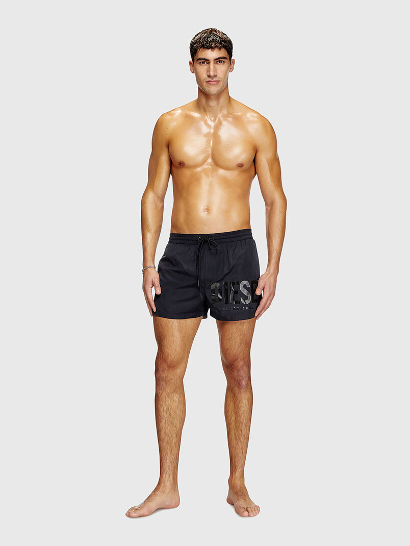 MARIO-34-D-CORE beach shorts with logo print - 2