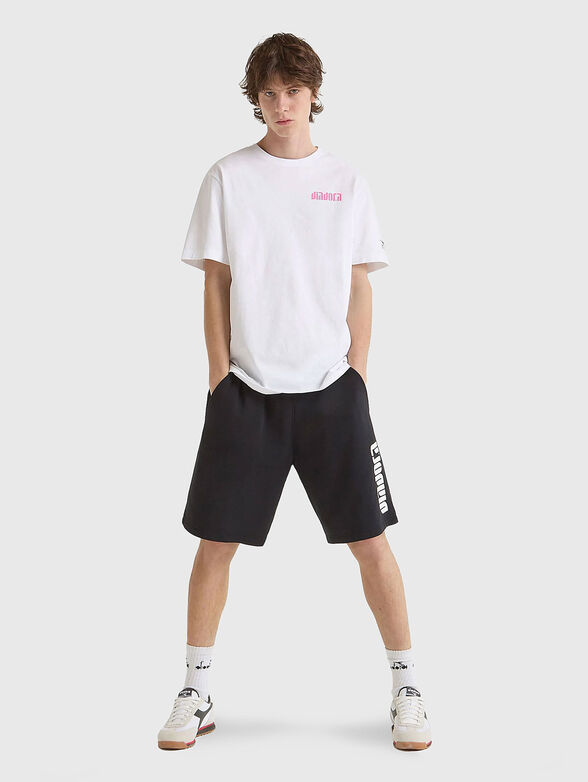 Cotton T-shirt with logo - 2