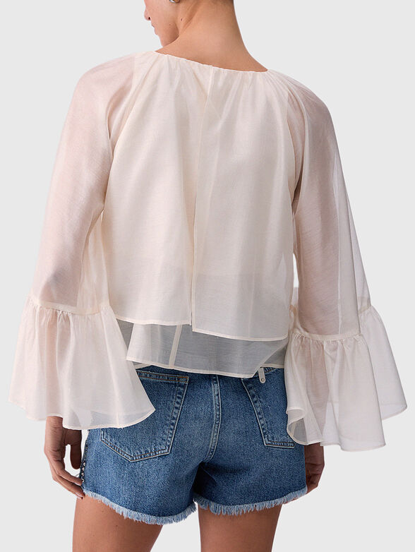 Blouse with wide sleeves - 3