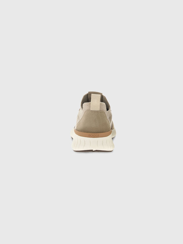 Beige sports shoes - 3