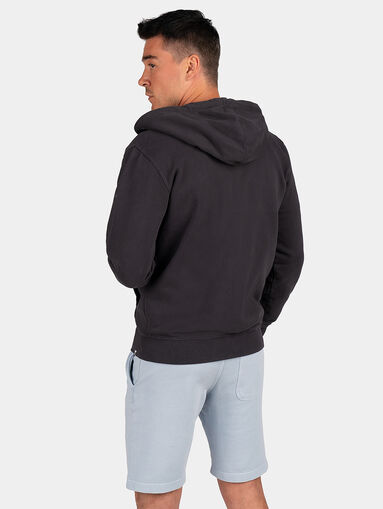 DAVID sweatshirt with zip and hood - 3