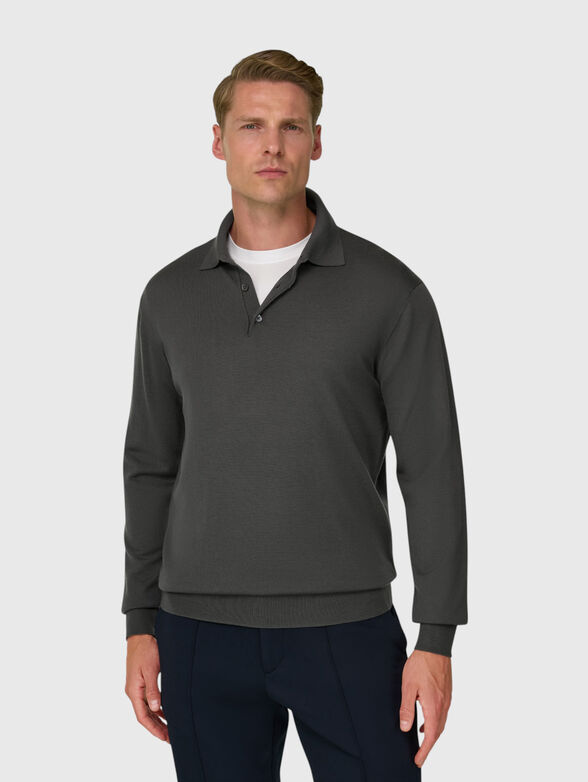 Merino wool polo shirt - 2