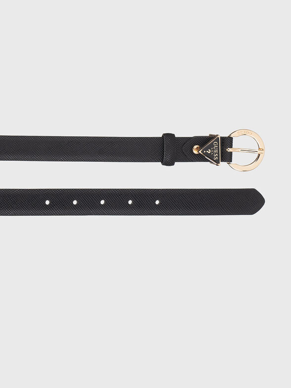Black belt with logo accent  - 2