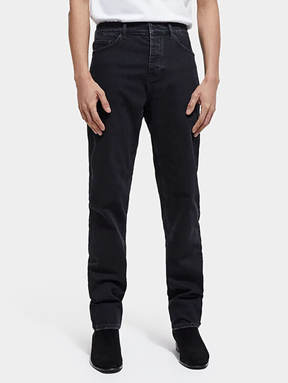 Black slim jeans - 0