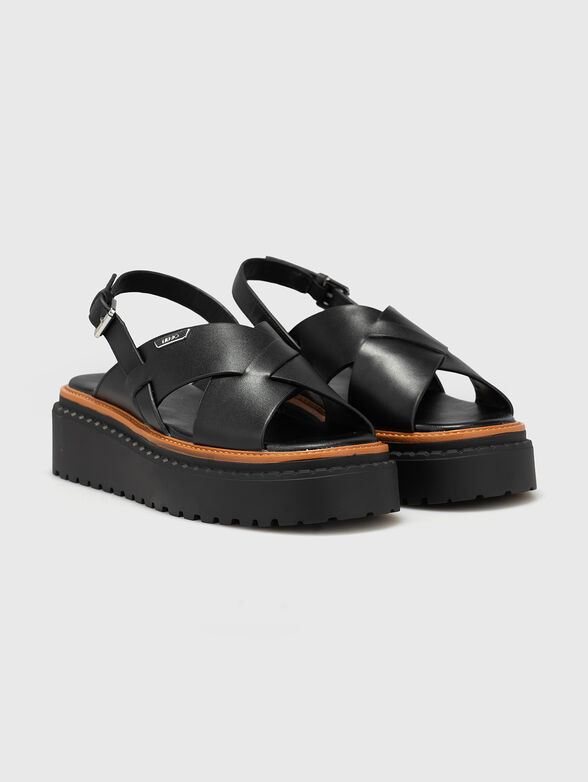 BESSIE 02 black sandals - 2